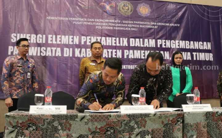 PWI Pamekasan dan Poltekpar Bali Tekan MoU Pengembangan Pariwisata di Madura