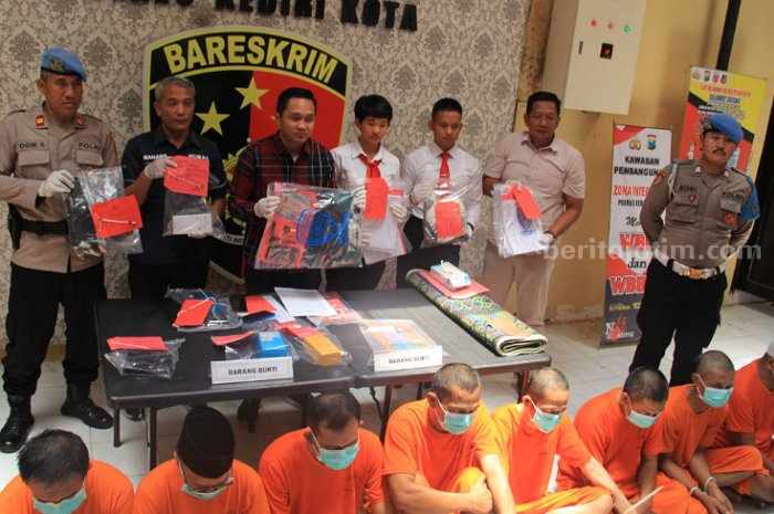Polres Kediri Kota Ungkap 6 Kasus Selama Sebulan