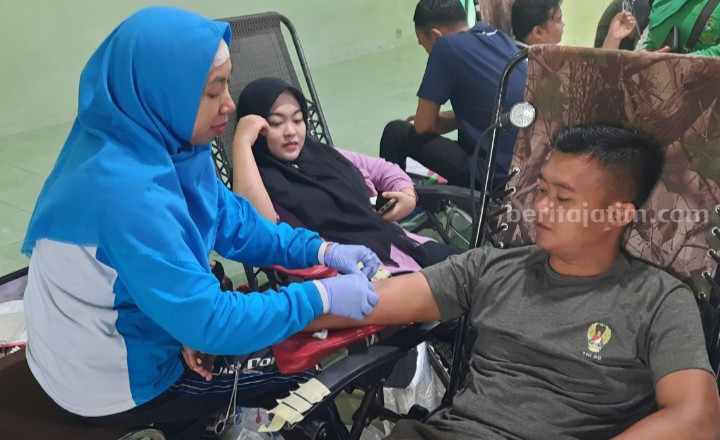 Apresiasi UDD PMI Pamekasan untuk Kodim 0826