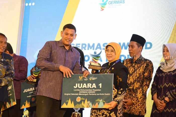 Penghargaan GERMAS Award 2023, Ini Pesan Walkot Kediri
