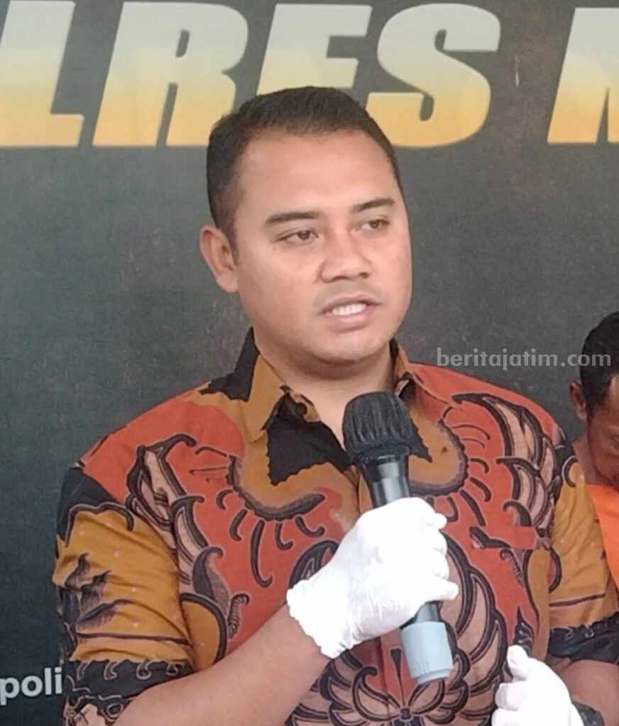 Polres Malang Periksa 4 Orang Terkait Dugaan Korupsi Vaksin PMK Kasatreskrim Polres Malang AKP Wahyu Riski Saputro, Jumat (20/10/2023).