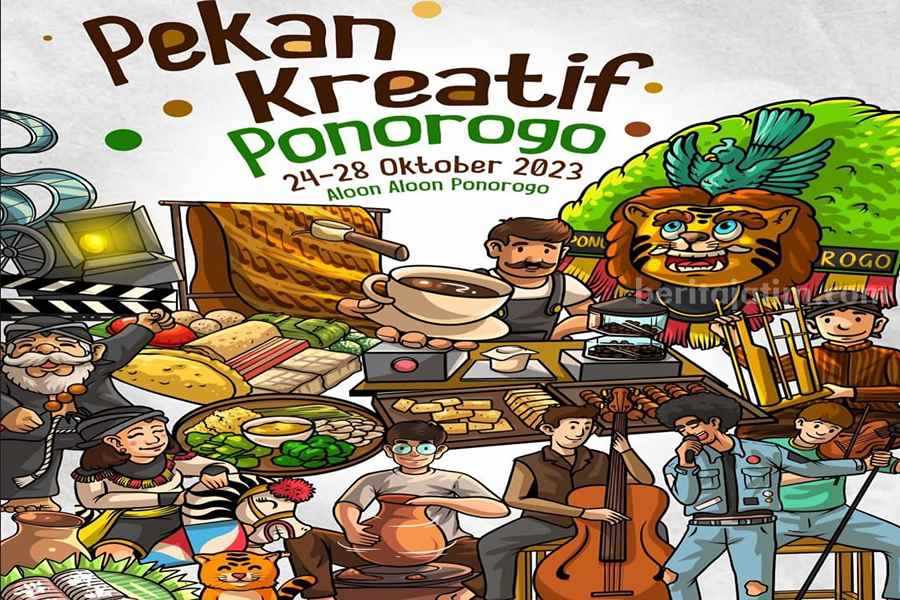 Poster Pekan Ponorogo Kreatif. (Foto/Pemkab Ponorogo)