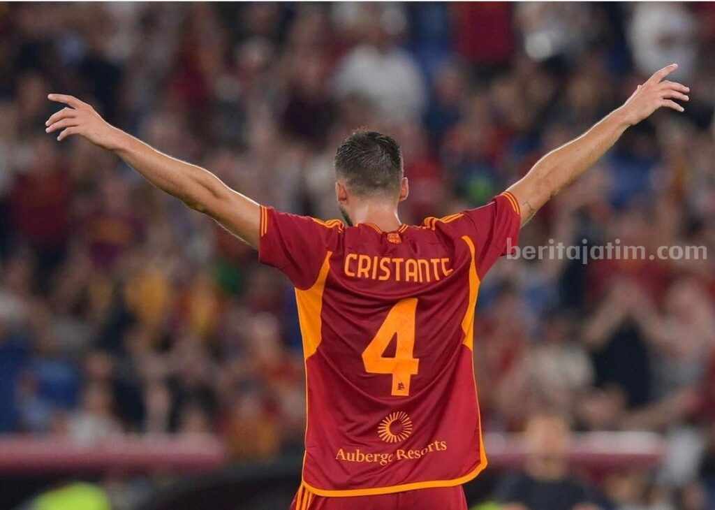 AS Roma Kalah, Inter Milan Beruntung atau Memang Lebih Kuat? Gelandang AS Roma, Bryan Cristante. (foto : instagram/@bryancristante)