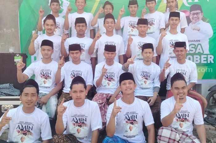 Di Kediri, Jalan Sehat dan Senam Santri Bersama AMIN