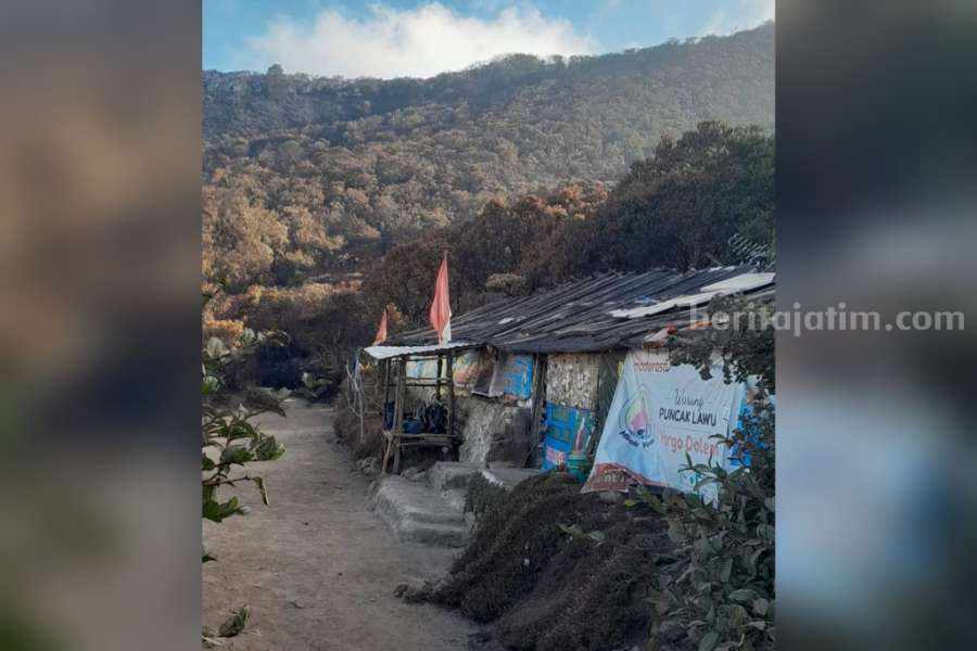 Penampakan Warung Mbok Yem di Hargo Dalem Gunung Lawu, Senin (2/10/2023).