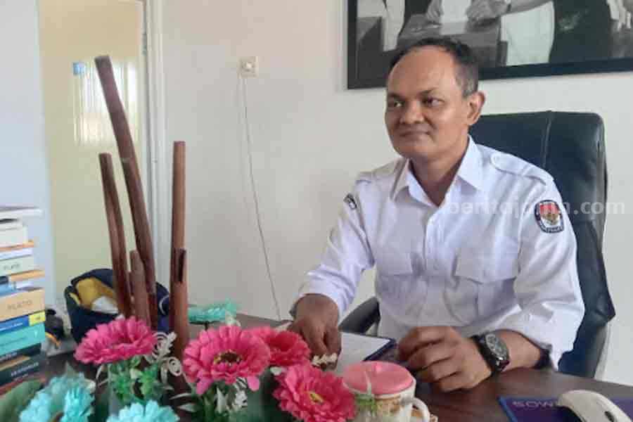 Ketua KPU Kab Blitar, Hadi Santosa.