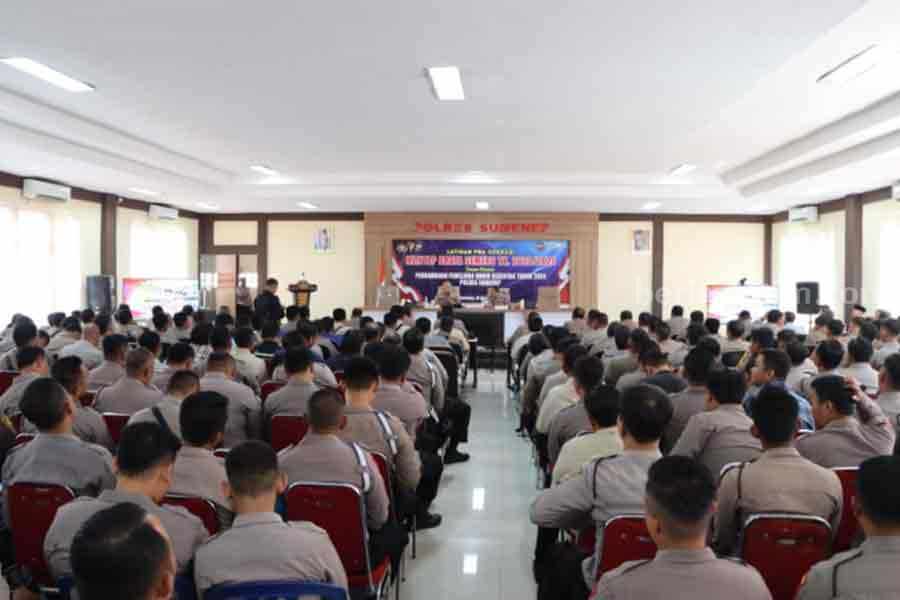 Latihan pra Ops Mantap Brata Polres Sumenep