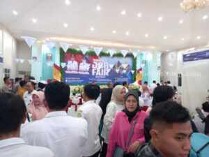 Sumenep job fair 2023 disebur pencaker (foto: Temmy/ beritajatim.com)