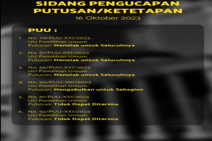 Sidang Putusan