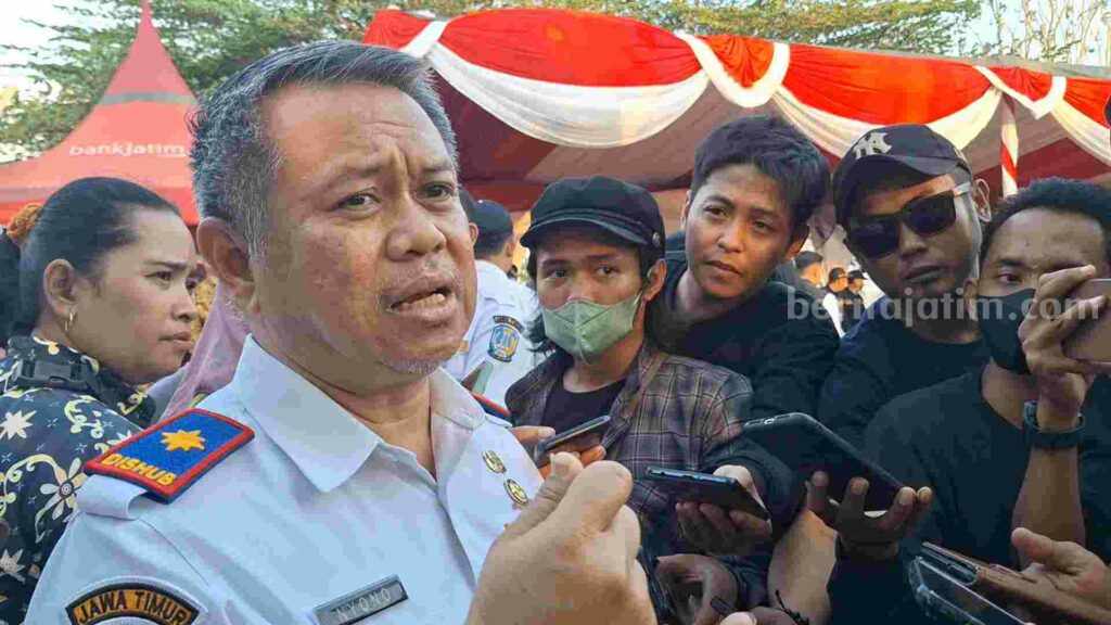Kepala Dishub Provinsi Jawa Timur, Nyono. [Foto : Misti/beritajatim.com]