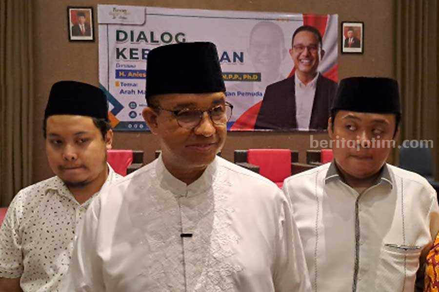 Anies Baswedan bertemu Gawagis Muda Se-Jatim.