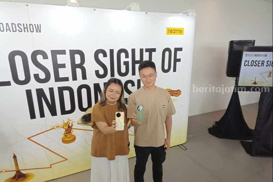 realme Pamer Ponsel Andal ke Anak Muda Surabaya realme a