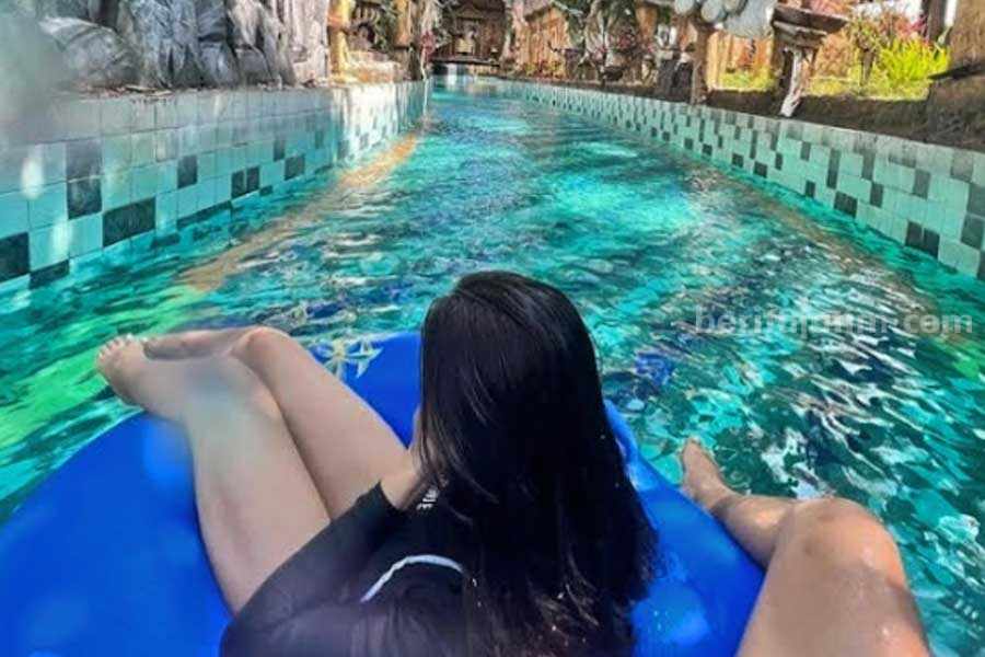Destinasi wisata Hawai Waterpark Malang. (Sumber foto: Instagram/amaliafauziah)