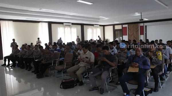 Anggota Polres Sumenep pemegang senpi ikuti tes psikologi.