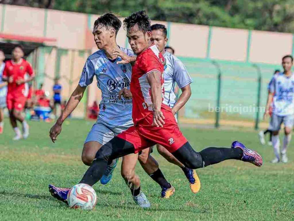 Pemain Persibo Bojonegoro Diego Banowo Jadi MVP saat Uji Tanding pesibo