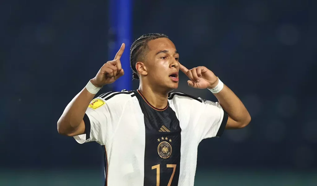Eric Da Silva Moreira menjadi pilihan utama untuk posisi bek kanan di Jerman selama Piala Dunia U-17 2023. (Foto: FIFA)