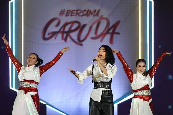 Wika Salim dan Aurelie Moeremans Tampil di Opening Ceremony Wika Salim akan menyanyikan lagu "Bersama Garuda (We Are Together)" dalam opening ceremony Piala Dunia U-17 2023, Jumat (10/11/2023) malam. Foto: PSSI