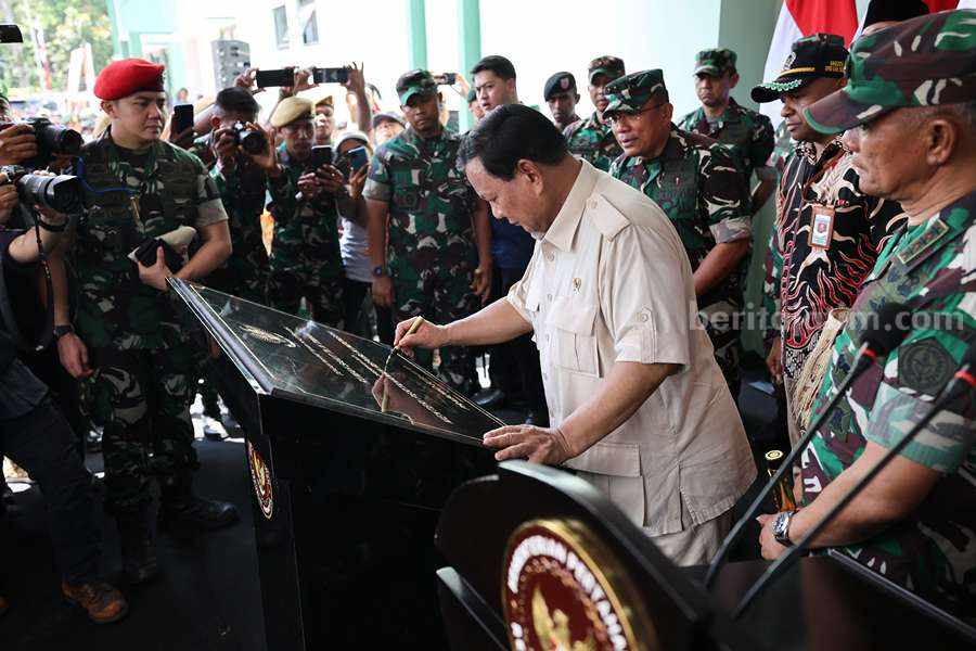 Caption: Menteri Pertahanan, Prabowo Subianto