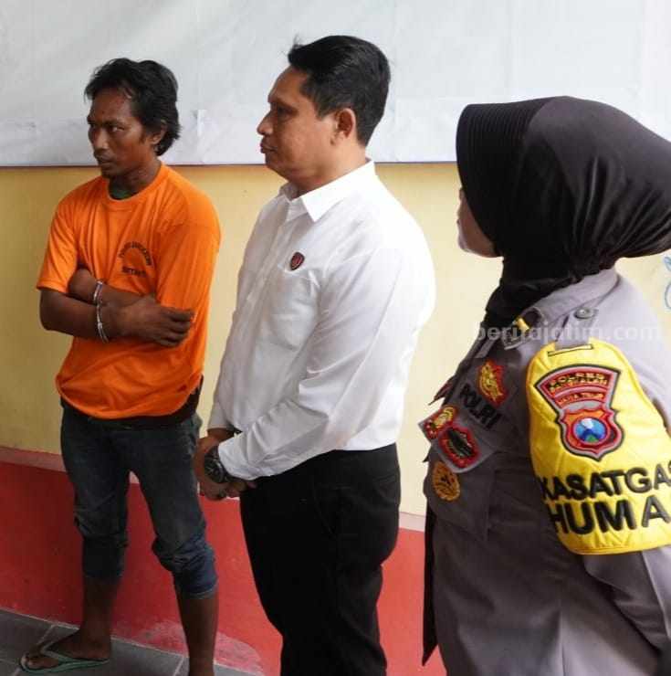 Satu pelaku pembacokan di Bangkalan diamankan, satu masih DPO (Foto: Zamachsari/beritajatim.com)