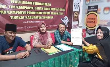 Seluruh Parpol di Sumenep Daftarkan Akun Medsos Kampanye ke KPU sumenep