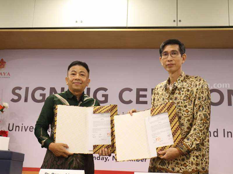 Ubaya Buka Kampus di Surabaya Barat, Calon Mahasiswa Baru Bisa Daftar Mulai Sekarang Penandatanganan MoU antara Ubaya dan PT Intiland Grande.