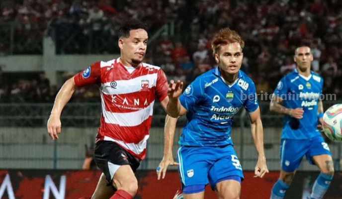 Madura United Gagal Amankan Poin dari Persib Bandung