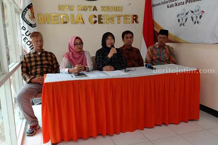 KPU Kota Kediri Tetapkan DCT, Simak Jumlahnya Disini