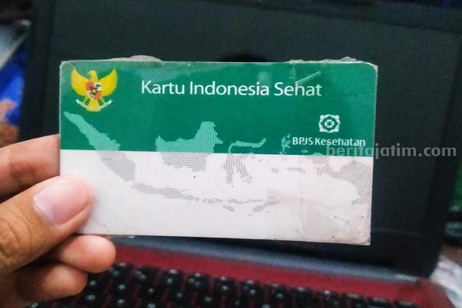 Ilustrasi kartu BPJS Kesehatan yang telah terblokir atau tidak aktif. (Foto: Fitri Yuliani/beritajatim.com)