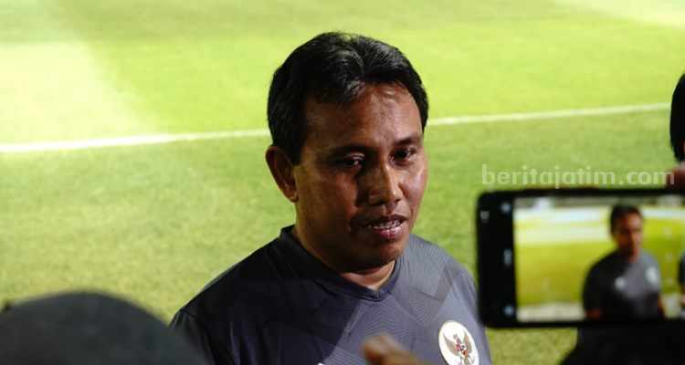 Bimasakti di latihan terakhir sebelum lawan Ekuador. (Way)