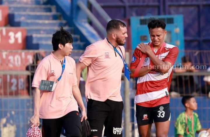 Koko Ari Araya Lengkapi Derita Madura United dari Kandang Persik Kediri