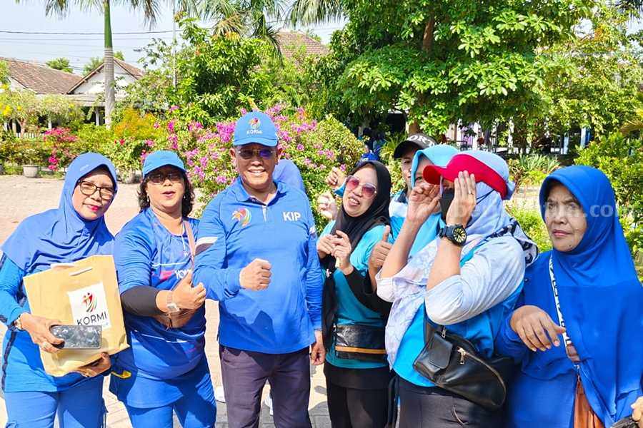 Peringati Hari Kesehatan, KORMI Jatim Gelar Senam Sehat Bareng Ratusan Warga sidoarjo
