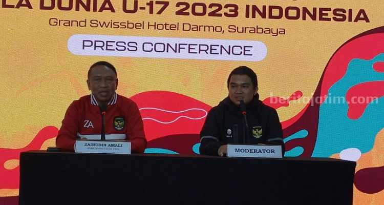 Zainuddin Amali wakil Ketum PSSI. (Way- beritajatim.com)