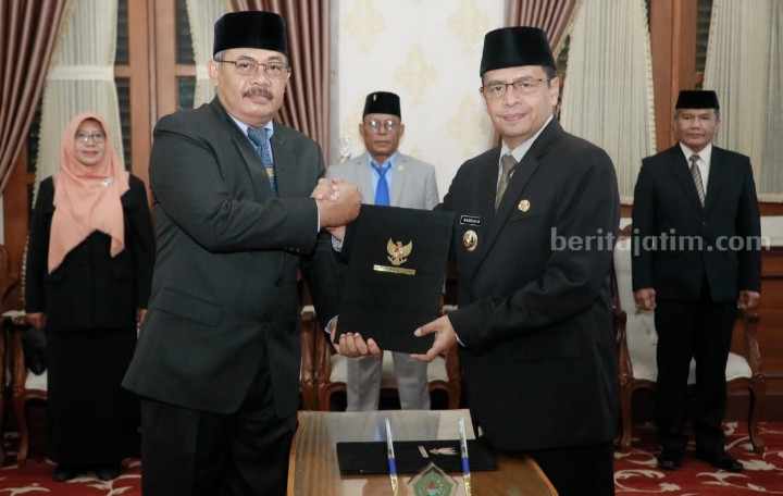 Ach Faisol Dikukuhkan sebagai Pj Sekda Pamekasan