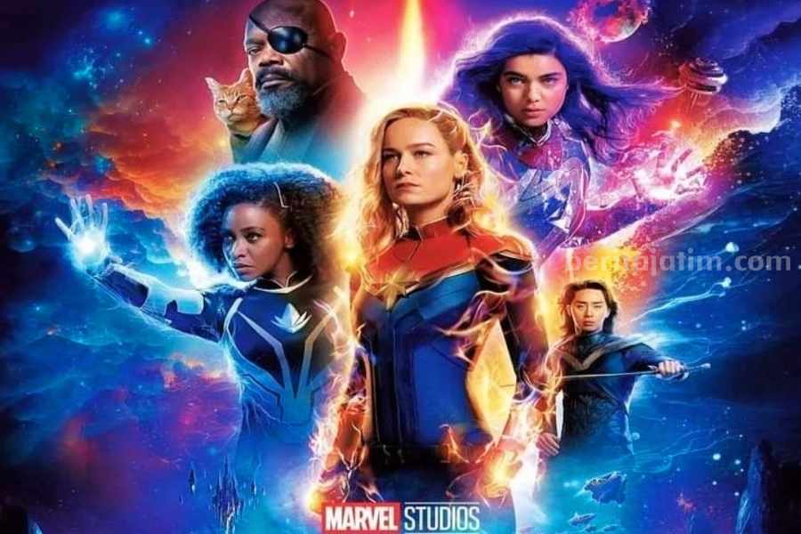 Poster The Marvels, film terbaru tayang November 2023. (Sumber foto: Instagram/kaelnerds)