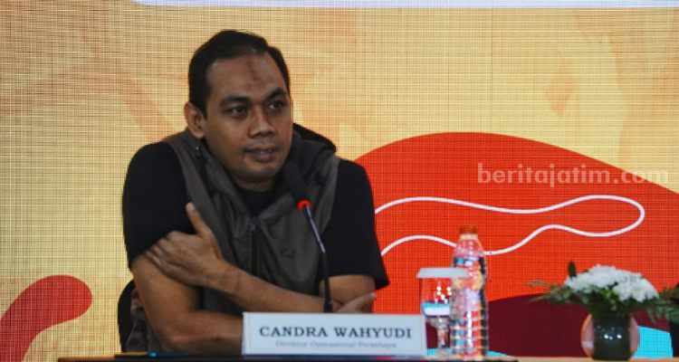 Candra Wahyudi, Direktur Operasional Persebaya Surabaya. (Way)