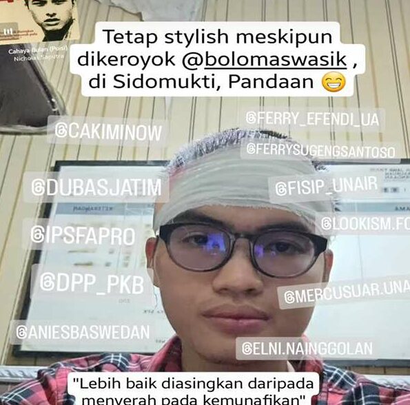 Tangkapan layar dari akun instagram milik Tri Wahyudi dengan nama akun @yahyudiii.