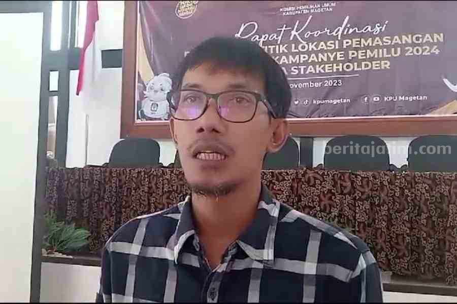 KPU Magetan Petakan Lokasi Boleh dan Dilarang Dipasangi APK KPU Magetan
