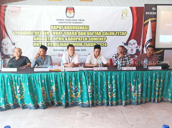 Proses Approval surat suara caleg DPRD Sumenep