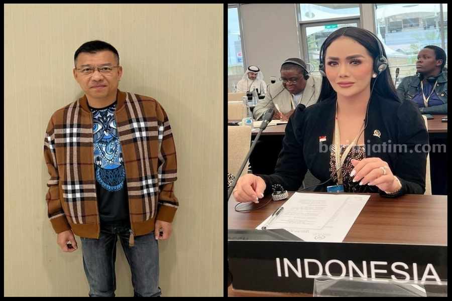 Anang Hermansyah dan Krisdayanti, artis kelahiran Jawa Timur yang calonkan diri jadi Calon Legislatif 2023. (Instagram/ananghijau/krisdayantilemos)