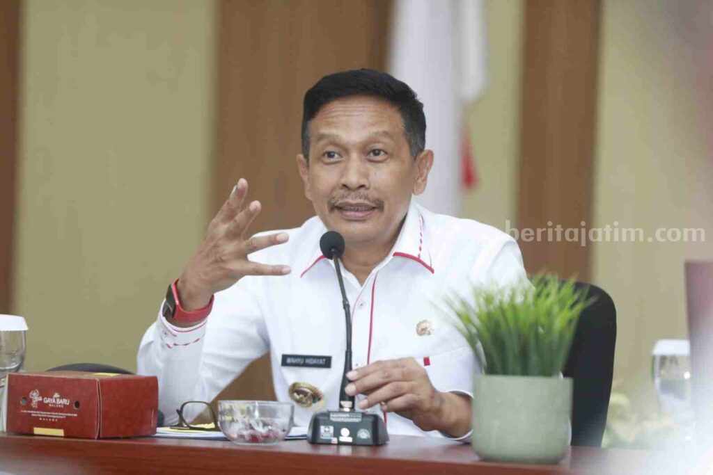 Pj Wali Kota Malang Wahyu Hidayat. (Prokompim Kota Malang)