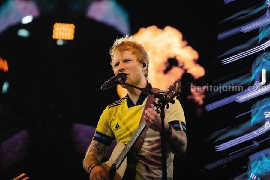 Ed Sheeran. yang akan menggelar konser di Jakarta (Instagram/@teddysphotos)