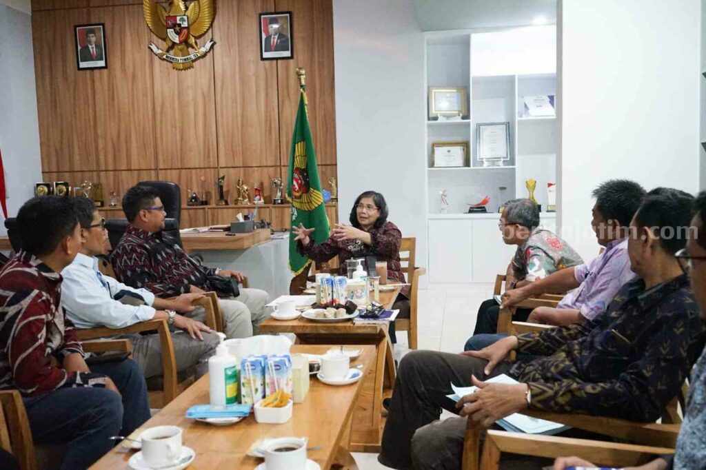 Pj Walkot Kediri Bersama Manajer PLN UP 3 Bahas CSR