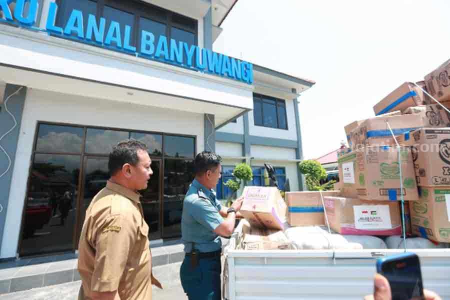 Bantuan dari Banyuwangi untuk Palestina.