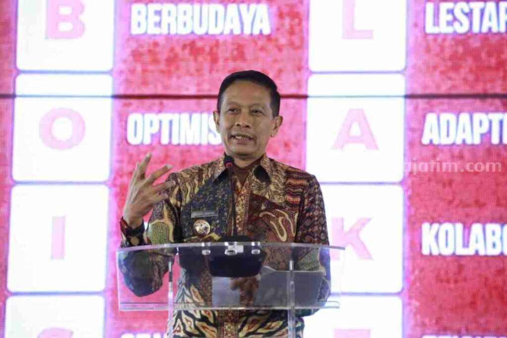 PJ Walikota Malang saat membuka acara gebyar hari kesehatan nasional ke-59 Kota Malang. (Foto: Prokompim)