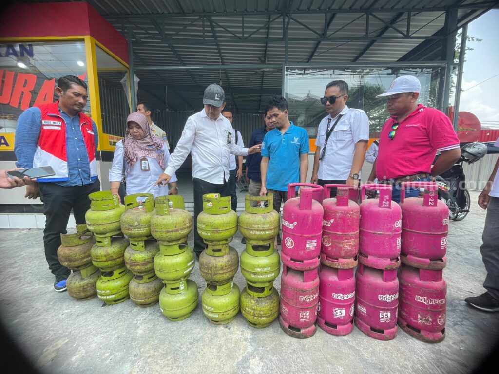 Sidak gas melon di beberapa restoran dan rumah makan kawasan Sleman DIY (Dokumen Humas Pemkab Sleman)