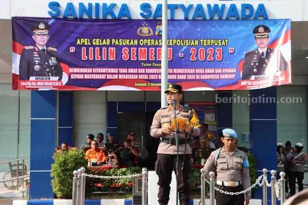 Apel gelar pasukan Ops Lilin Semeru 2023