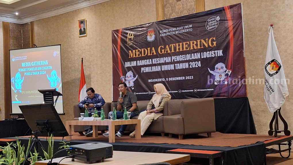 Caption : 'Media Gathering dalam Rangka Kesiapan Pengelolaan Logistik Pemilu 2024'. [Foto : ist]