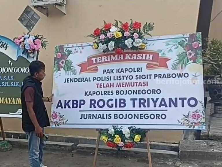 Mutasi Kapolres Bojonegoro, Jurnalis: Terima Kasih, Kapolri