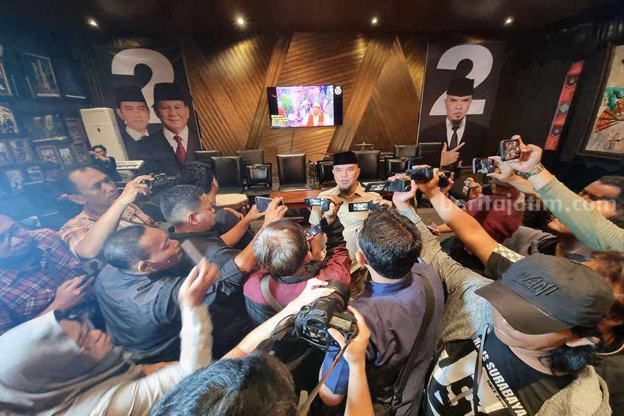Blak-blakan, Ahmad Dhani: Hanya Virzha yang Tak Dukung Prabowo! Ahmad Dhani, pentolan Band Dewa 19