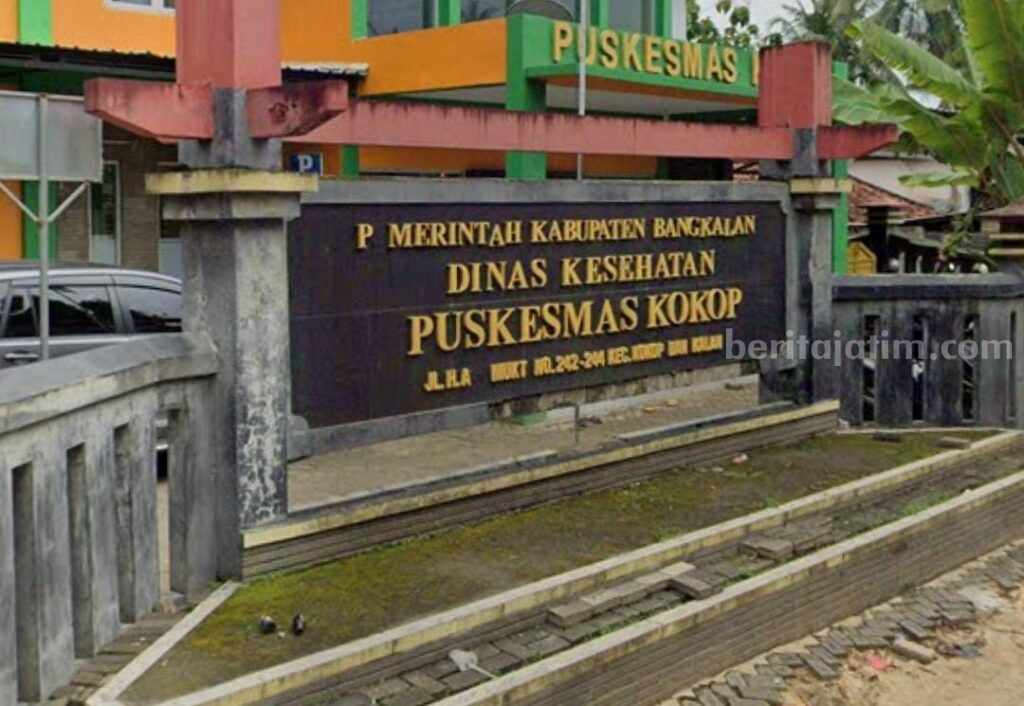 Pusat Kesehatan Masyarakat di Kecamatan Kokop, Bangkalan (Foto: Zamachsari/beritajatim.com)